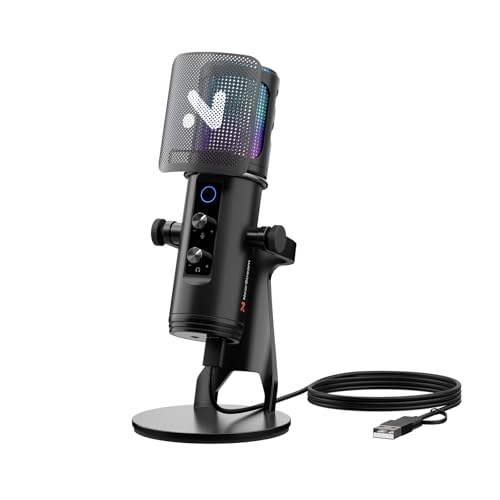 Amazon.co.jp: NearStream AM35U コンデンサーマイク スタンド付き usb